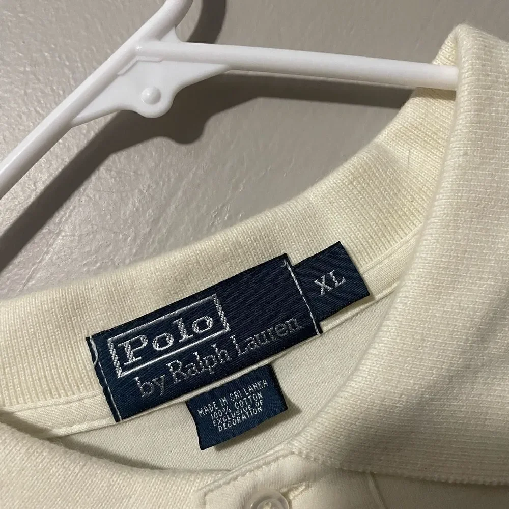 VINTAGE Polo Ralph Lauren short sleeve collar shirt
